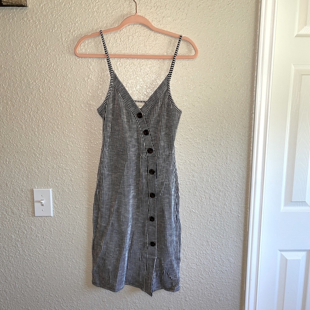 Striped dress.